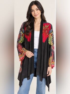 Desigual- Colorful Embroidered Women's Sweater